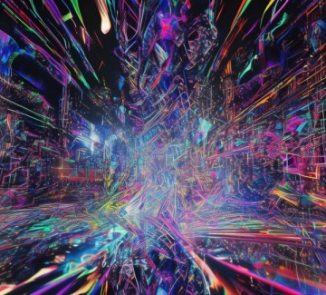 三维高科技动态背景视频，构建沉浸式视觉体验的数字艺术新范式