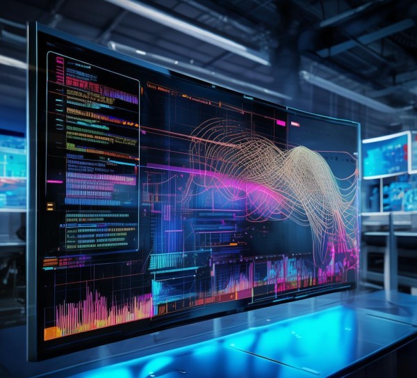 科技动态图可视化大屏背景图片，驱动数据驱动决策的视觉化新范式